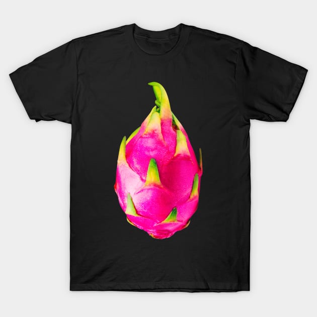 Dragon Fruit Pink - Funky Hong Kong Summer Fruits T-Shirt by CRAFTY BITCH